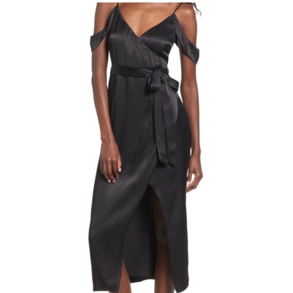 Bardot Leah wrap dress